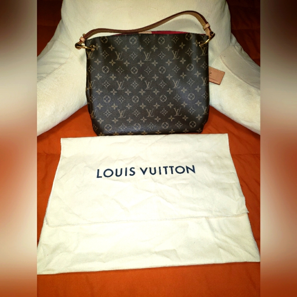 Louis Vuitton Greaceful PM Dark Brown Monogram Shoulder Bag